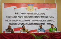 Laksanakan Rakernis, Panpil dan Panwas Anggota MRP Periode 2023-2028 Harus Bersinergi